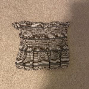 Across body crop top
